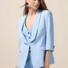 Blazer con maniche a tre quarti