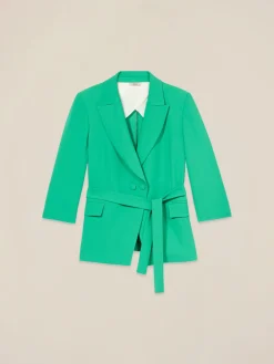 Blazer doppiopetto con fusciacca
