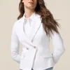 Blazer doppiopetto in punto milano