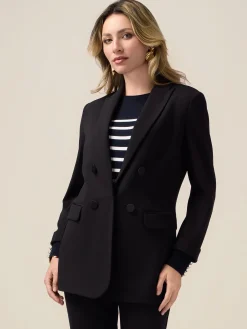 Blazer effetto doppiopetto