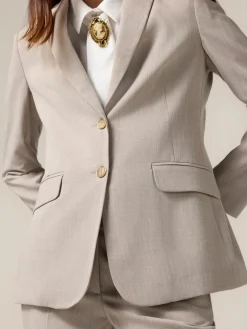 Blazer fluido misto viscosa