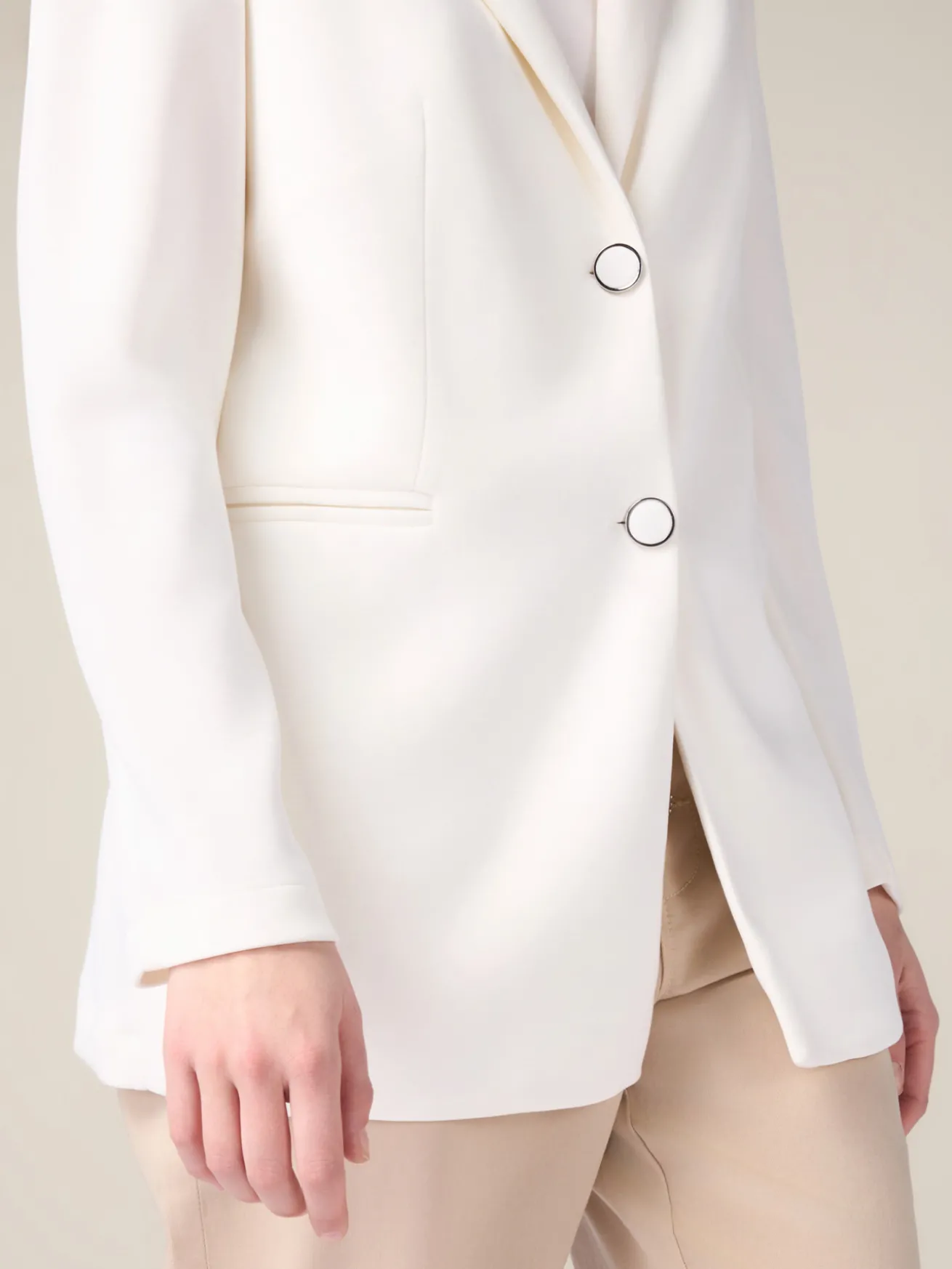 Blazer in felpa soft touch
