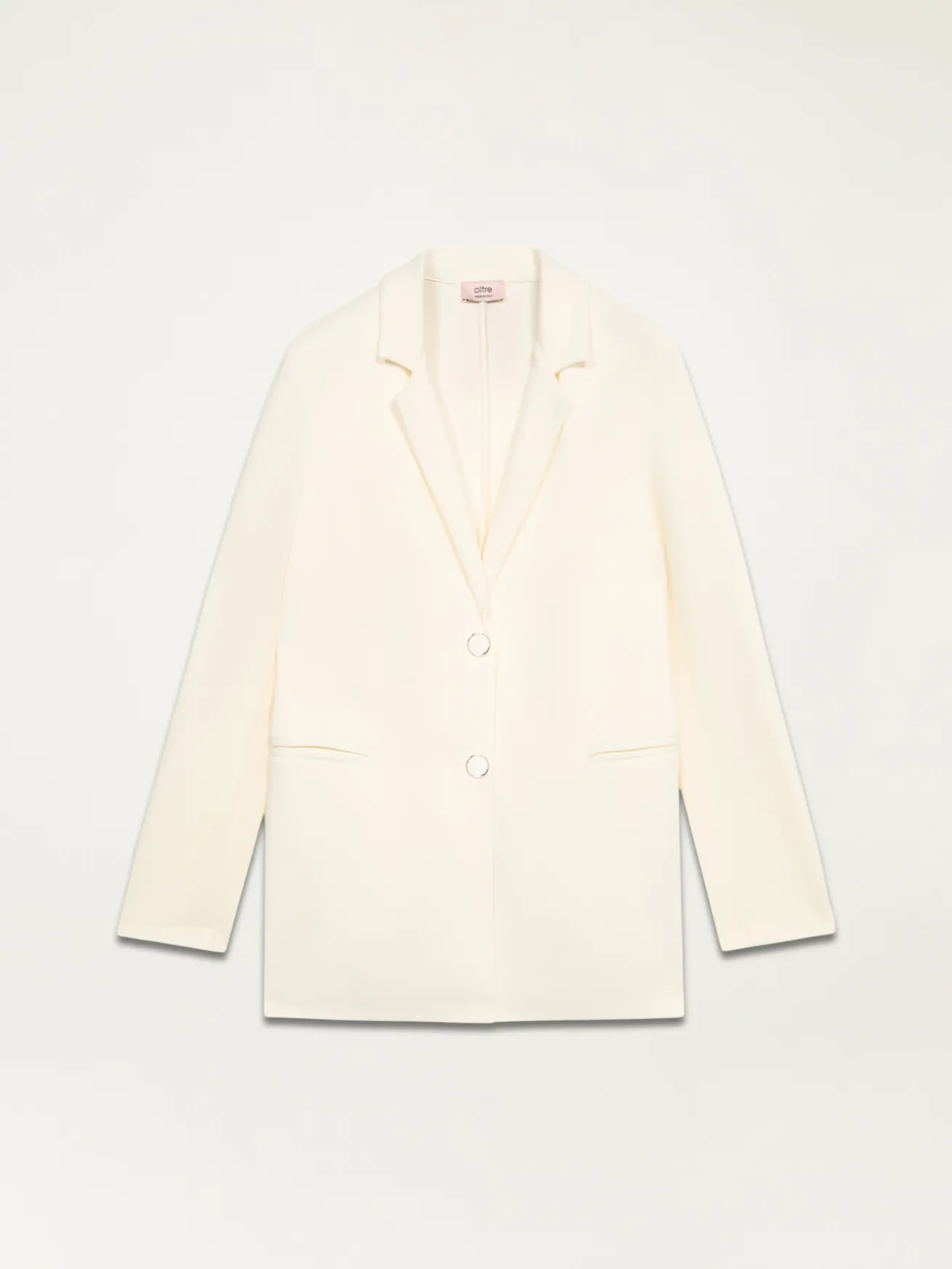 Blazer in felpa soft touch
