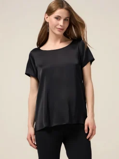 Blusa in raso misto viscosa