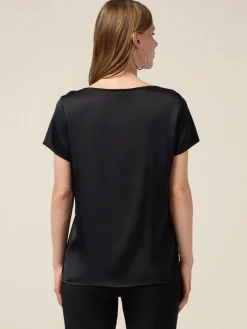 Blusa in raso misto viscosa