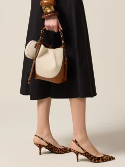 Borsa a secchiello in canvas