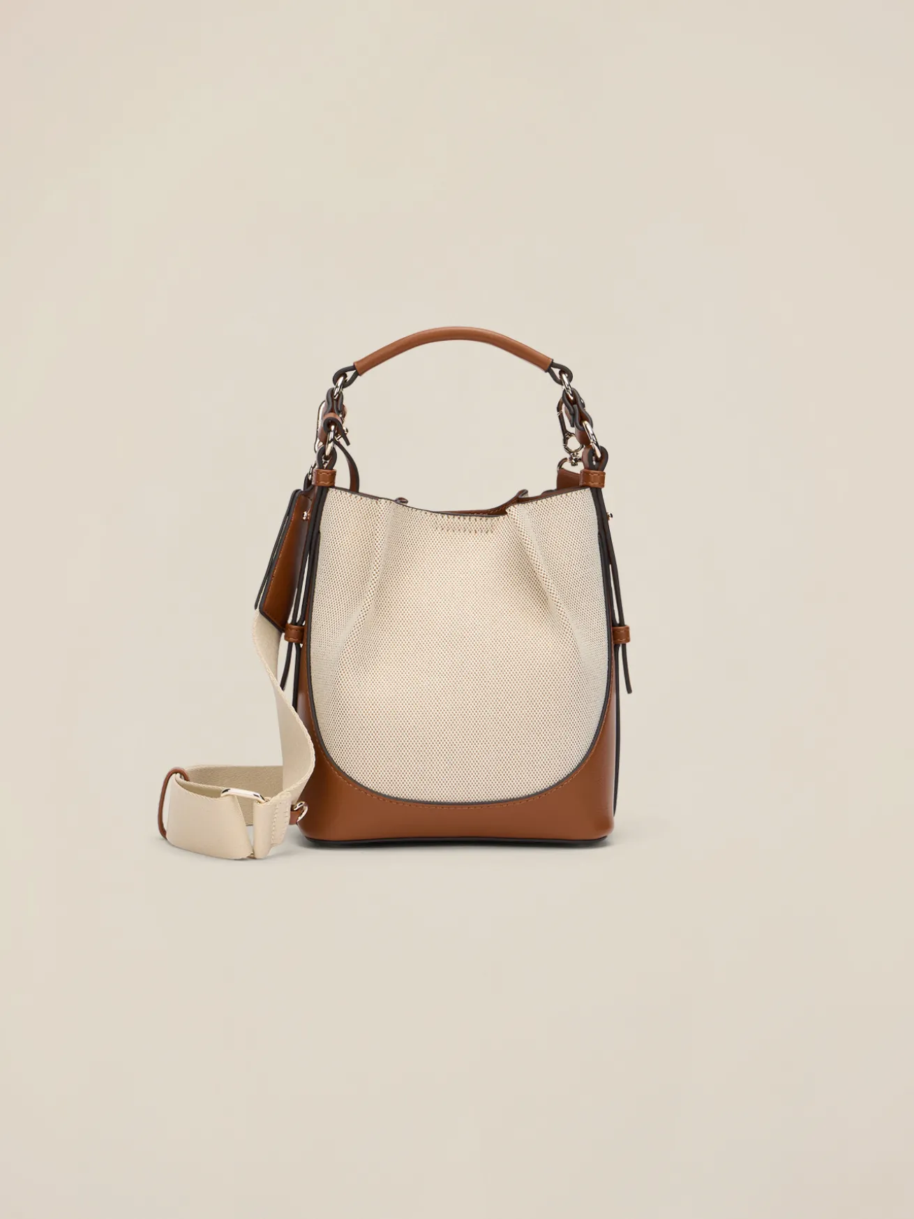 Borsa a secchiello in canvas