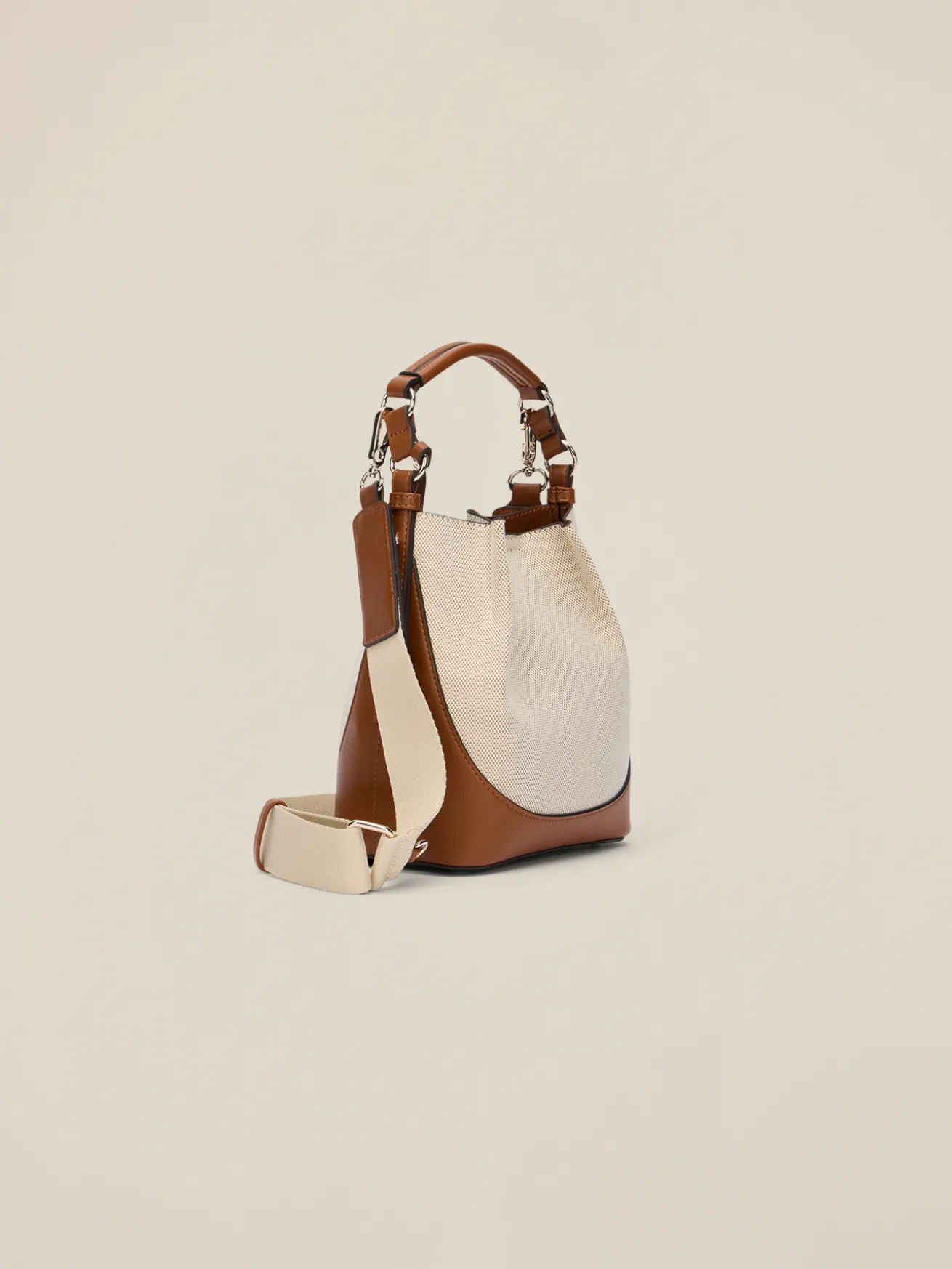 Borsa a secchiello in canvas