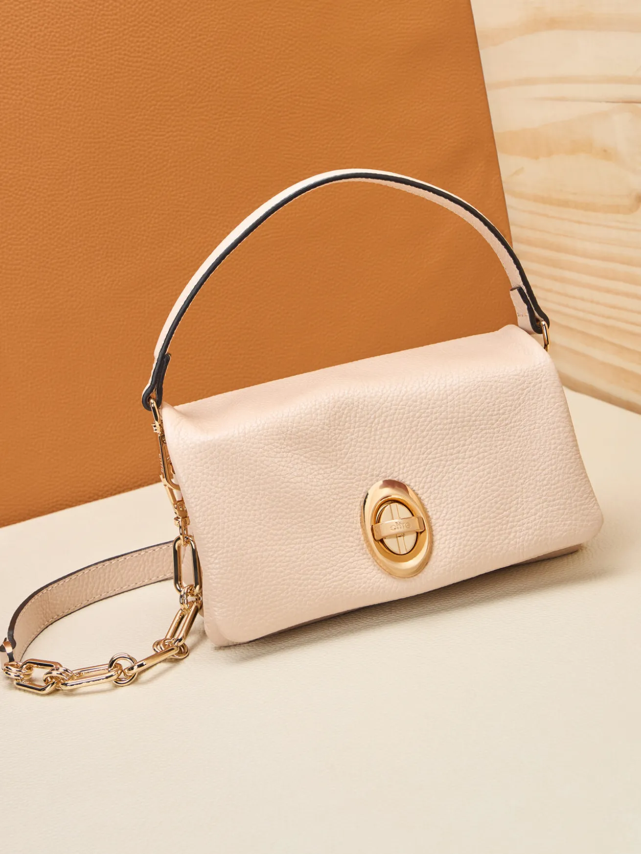Borsa crossbody in vera pelle