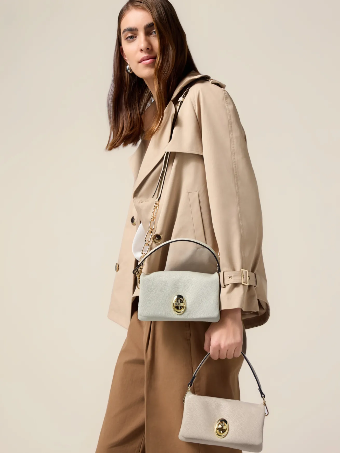 Borsa crossbody in vera pelle