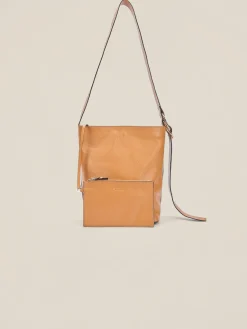 Borsa hobo vera pelle con pochette