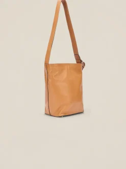 Borsa hobo vera pelle con pochette