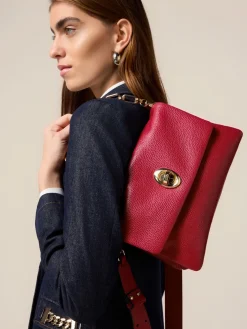 Borsa messenger in vera pelle