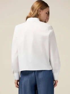 Camicia boxy con ricami