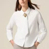 Camicia con cammeo decorativo