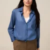 Camicia con coulisse al fondo