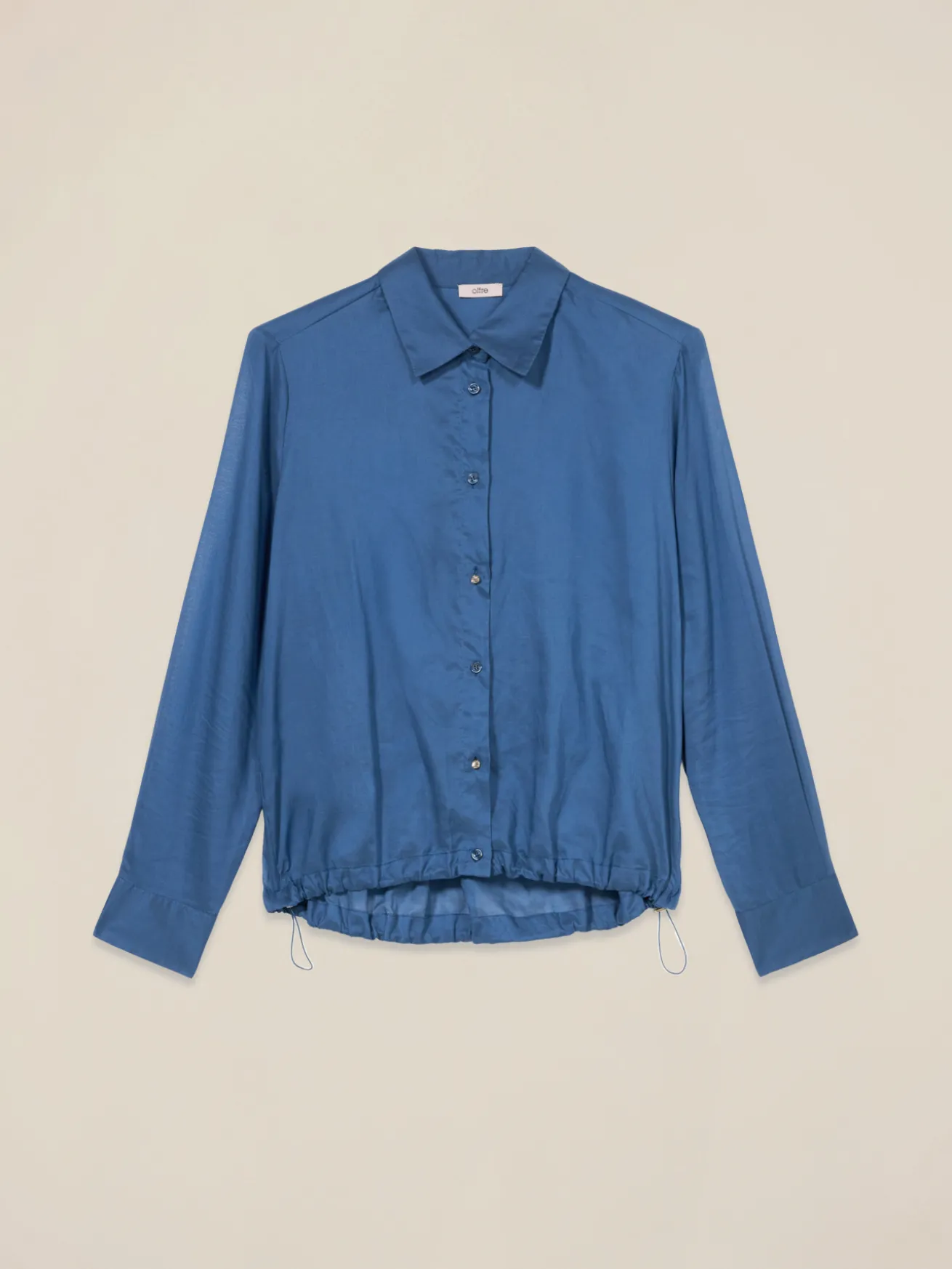 Camicia con coulisse al fondo