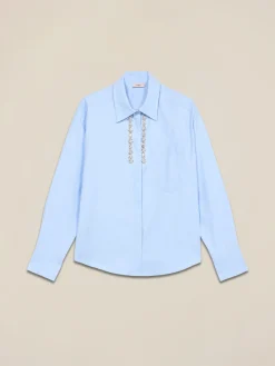 Camicia con ricamo gioiello