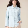 Camicia in denim stone washed