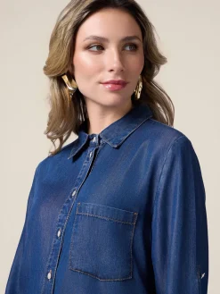 Camicia in tencel