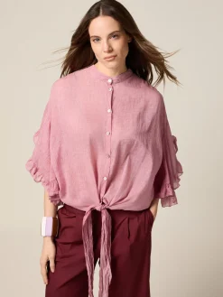Camicia over da annodare