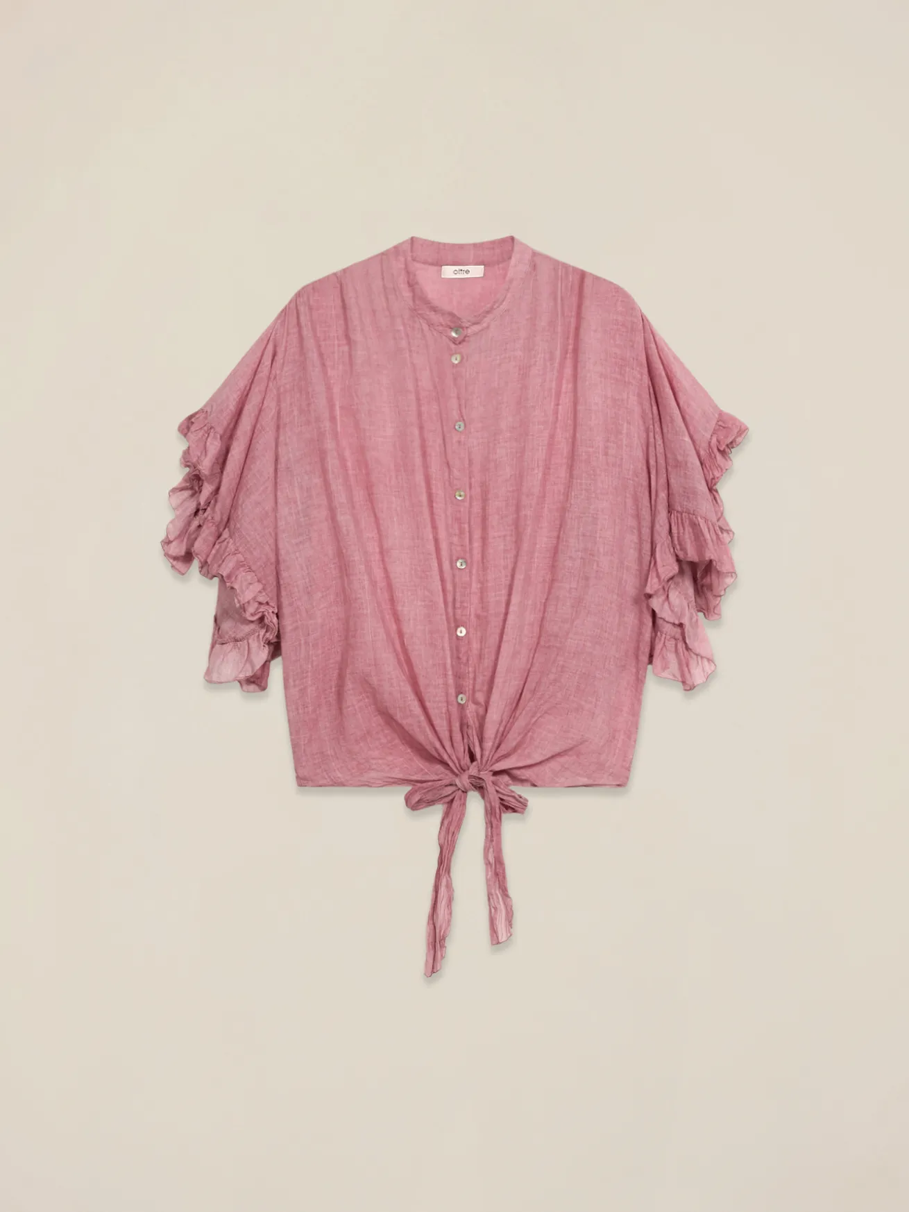Camicia over da annodare