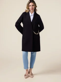 Cappotto in tessuto scuba