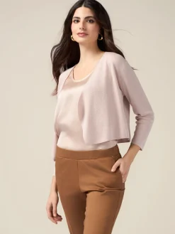 Cardigan corto lurex