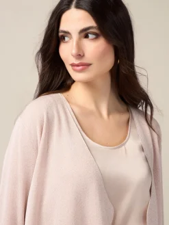 Cardigan corto lurex