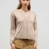 Cardigan lurex misto viscosa