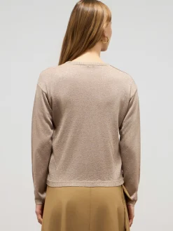 Cardigan lurex misto viscosa