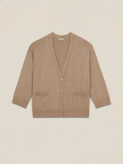 Cardigan lurex misto viscosa