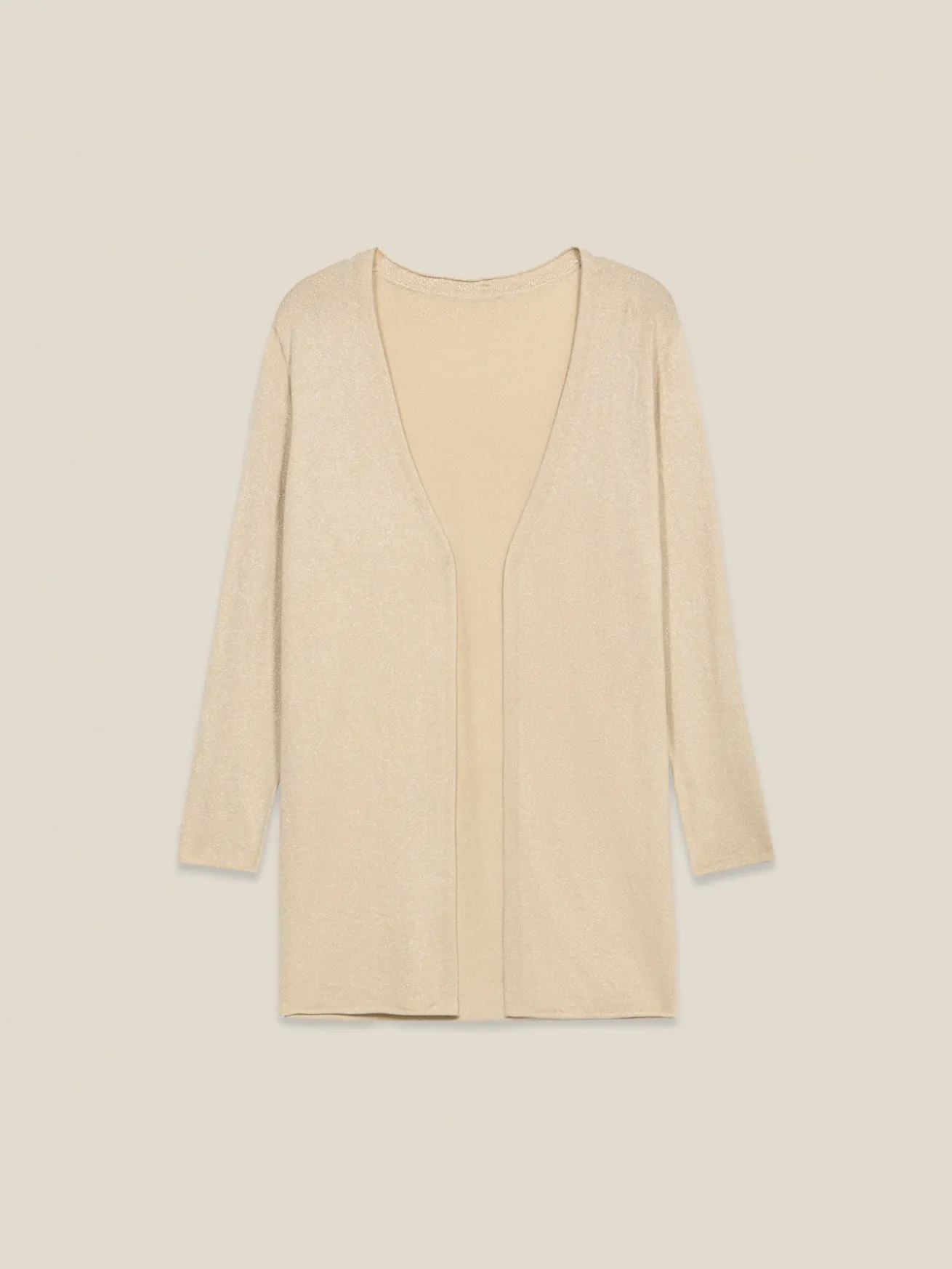 Cardigan lurex misto viscosa