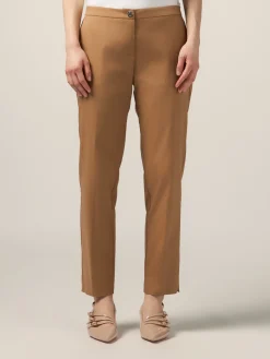 Chinos in raso di cotone