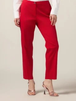 Chinos in raso di cotone