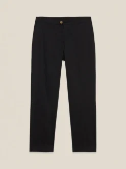 Chinos in raso di cotone