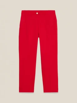 Chinos in raso di cotone