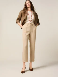 Chinos misto lino