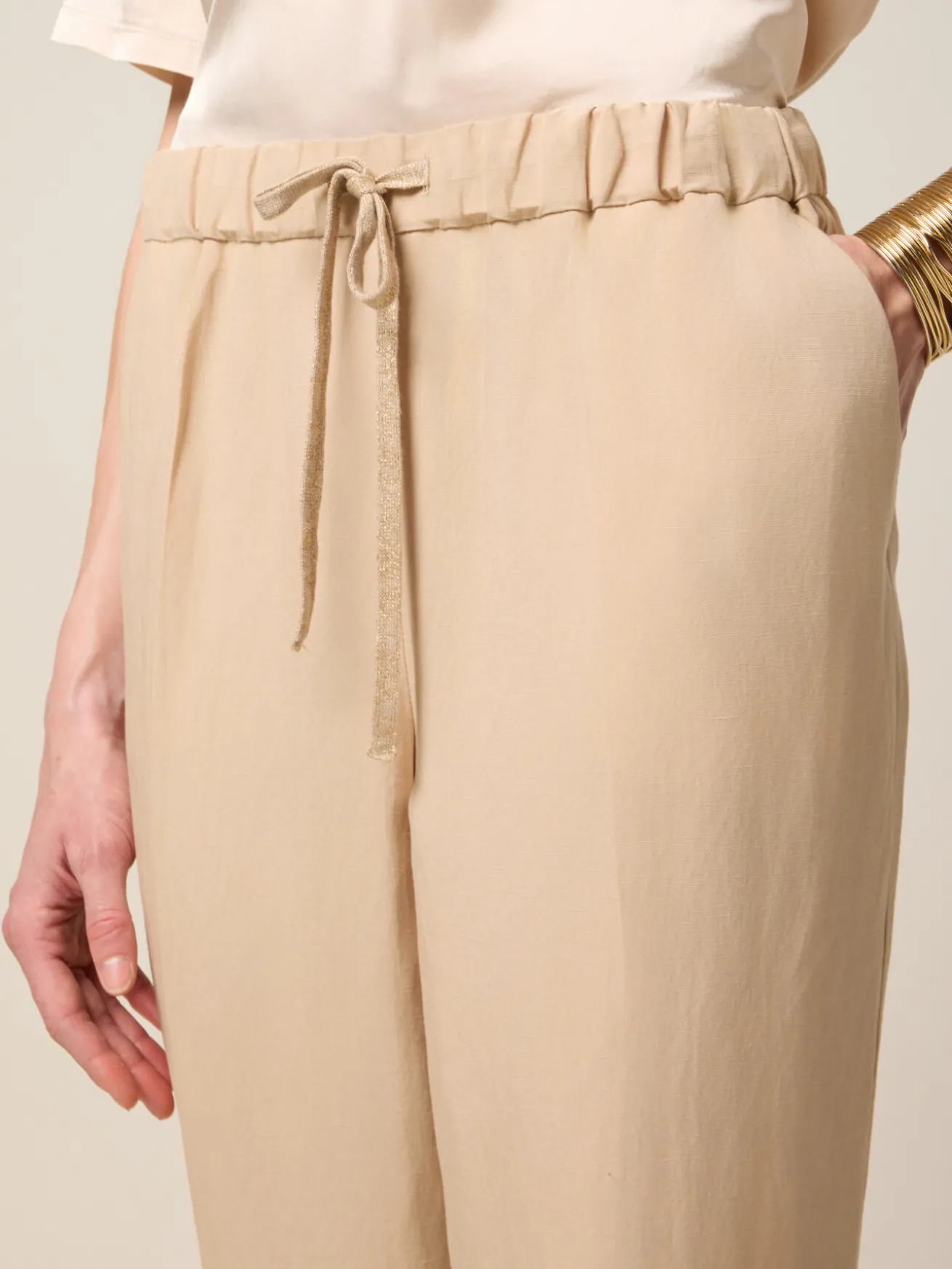 Chinos misto lino