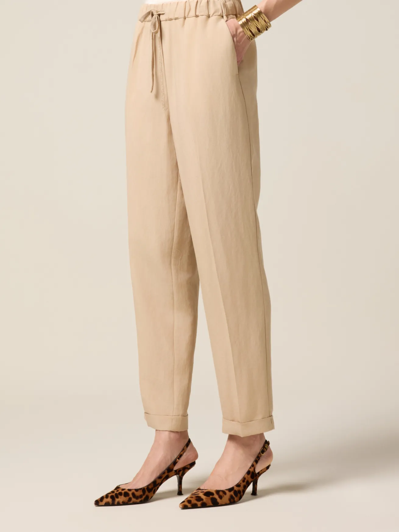 Chinos misto lino