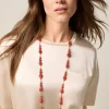 Collana lunga con pietre