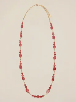 Collana lunga con pietre