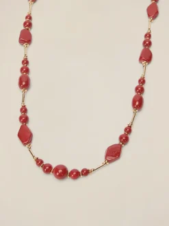 Collana lunga con pietre