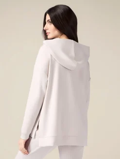 Felpa soft touch con cappuccio