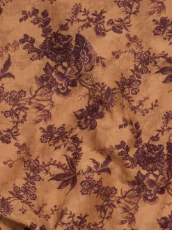 Foulard in cotone/seta fantasia