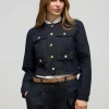 Giacca corta in denim