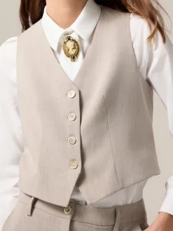 Gilet corto misto viscosa