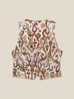 Gilet fantasia con paillettes