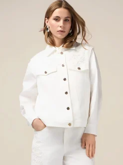 Gilet in gabardine misto cotone