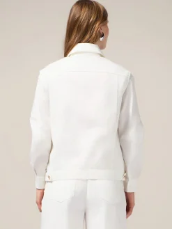 Gilet in gabardine misto cotone